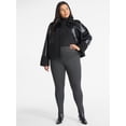 thumbnail image 4 of Terra & Sky Women's Plus High Waist Ankle Length Leggings, 27" Inseam, Sizes 0X-5X, 4 of 5