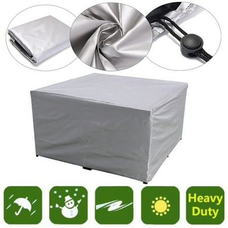 Hobby Lobby Patio Chairs Outdoor Cover Waterproof Furniture Cover Sofa Chair Table Cover Garden Patio Beach Protector Rain Snow Dust Covers 45.27* 45.27*27.55 in ()