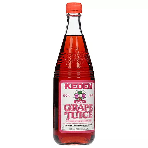 Pack of 6, Kedem Blush Grape Juice, 22 fl oz