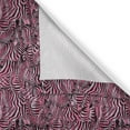 thumbnail image 5 of Ambesonne Pink Zebra Grommet Curtain, Savannah Art Pattern, 50" x 84", Black Pink Pale Mauve, 5 of 6