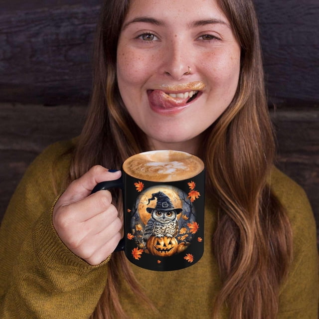 Halloween Mug Cute Halloween Pumpkin Mug Halloween Theme Ceramic Mug 11oz Mug For Daily For Present