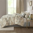 thumbnail image 5 of Madison Park Beacon 7 Piece Textured Cotton Blend Comforter Set in Gray, 5 of 9