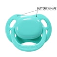 thumbnail image 5 of CutiePlusU Adult Sized Pacifier Dummy for Adult Babies-Butterfly Shape Big Shield 3 Pack-Purple, Green, White, 5 of 6