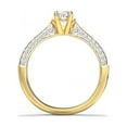 thumbnail image 3 of 2.54 Ct Stunning Round Natural Moissanite Wedding Rings for Women Solid 18K Yellow Gold, 3 of 9