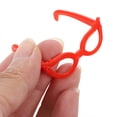 thumbnail image 4 of FRCOLOR Lunettes de Robe 1 Ensemble d'Accessoires de Lunettes Miniatures Casque de Poupée Mini Écouteurs Décorations de Poupée DIY, 1.57"X1.57"X0.51 Pouces, 4 of 4