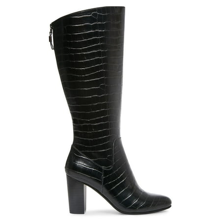 Nastya Textured Tall Boots