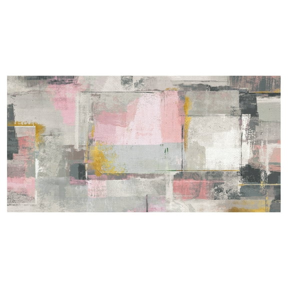 Blush Abstract Squares by Willowbrook Art Print