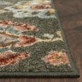 thumbnail image 5 of Maples Rugs Gardena Bohemian Paisley Gray Washable Entryway Area Rug, 1'8 x 2'10, 5 of 9