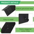 thumbnail image 3 of 4 Pack Black Raised Garden Bed Corner Brackets with Wood Screws for 20"-24" Bed, Rust Resistant Raised Bed Corners Metal Connectors 11" for Vegetable Planter Garden, 3 of 7
