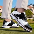 thumbnail image 6 of YOURDIARY Mens Golf Shoes Lightweight Comfortable Spiked Golf Sneakers for Outdoor Training Walking, 6 of 7