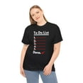 thumbnail image 3 of DJH Apparel | To Do List Funny Unisex T-Shirt, 3 of 4