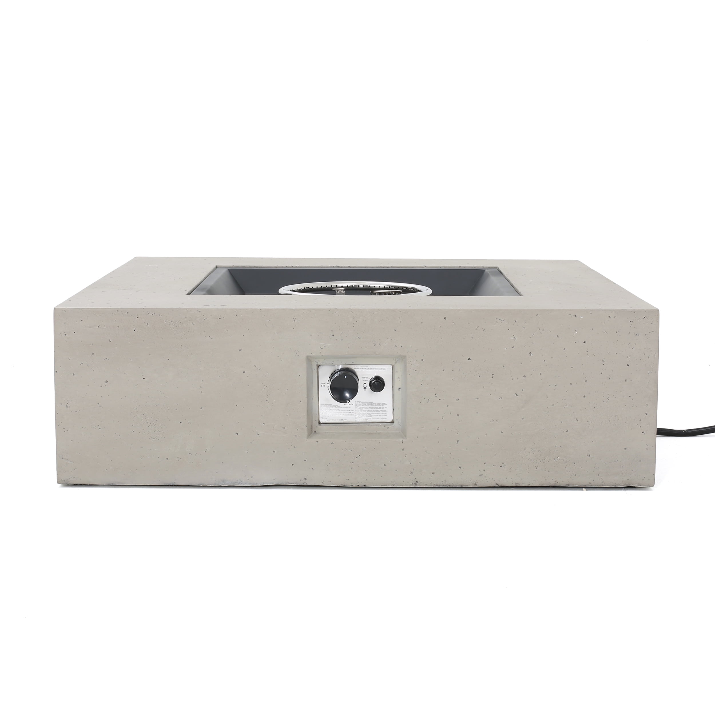 Noble House 40" Square 50000 BTU Fire Pit Table
