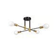 thumbnail image 1 of Lámpara De Techo Moderna De 4 Luces Para Dormitorio Negro/dorado, 1 of 3