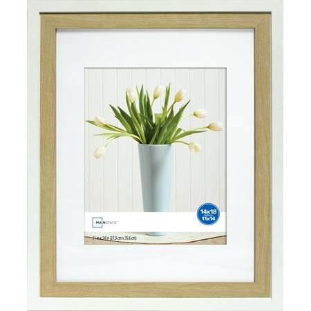 14x18 matted mainstays 11x14 tone frame wood dialog displays option button additional opens zoom