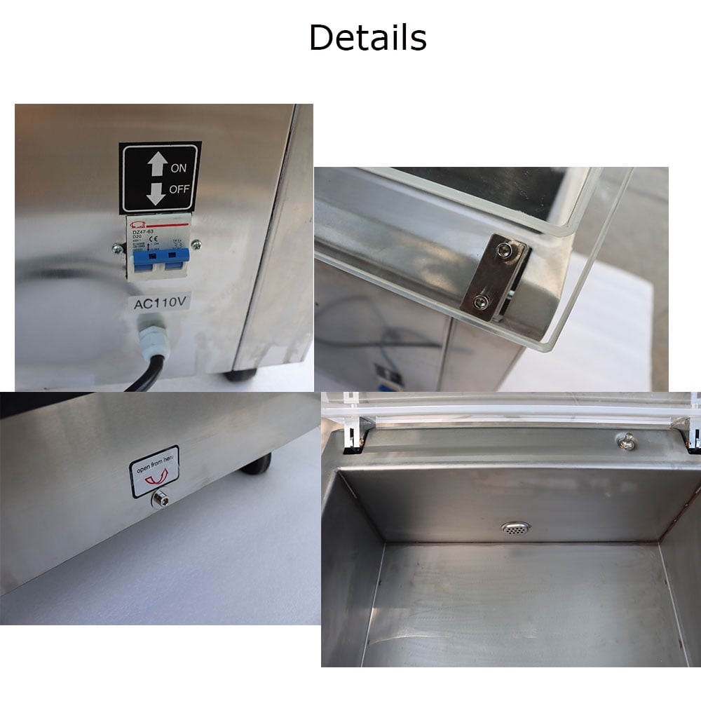 TECHTONGDA DZ-450 Single Chamber Vacuum Packaging Machine Stainless Steel Desktop Vacuum Sealing Machine Packaging Sealer 110V 1-43pcs/min