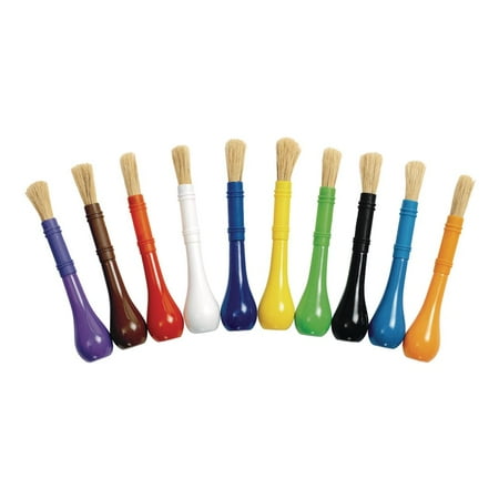 UPC: 0191487015905 | Colorations Easy-Grip Paint Brushes – Set of 10