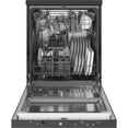 thumbnail image 3 of Ge Gpt225ssl 24" Wide 12 Place Setting Portable Top Control Dishwasher - Stainless Steel, 3 of 4