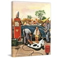 thumbnail image 3 of Marmont Hill "Inflating Beach Toy" by Stevan Dohanos Painting Print on Canvas, 3 of 5
