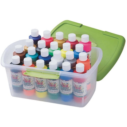 Color Splash! Acrylic Paint in a Tub