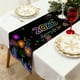 thumbnail image 4 of Mantel Rectangular Desechable de Nailon de 183 Cm para Decorar Fiestas de Año Nuevo 2026 | Mantel de Plástico Negro para Celebrar Nochevieja | Apto para Alimentos, Resistente a Desgarros, Fácil de Li, 4 of 6