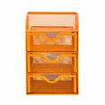 thumbnail image 6 of Pro Space Mesh Desk Accessorie Organizer Mini Office Supplies Storage Caddy with 3 Drawers and 1 Top Shelf, 6 of 7