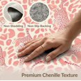thumbnail image 6 of ODIKA Leopard Spotted Abstract Mood Border Cheetah Inspired Pink Print Refined Stain Resistant Low Profile for Dorm Room, Small Living Apartment, 6 of 7