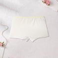 thumbnail image 3 of Ropa Interior de Color Sólido de Niñas Pantalones Cortos Respirables Y Cómodos para Niños Pantalones Cortos de Ángulo Plano de los Estudiantes, 3 of 7
