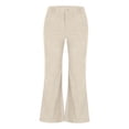thumbnail image 3 of Chiccall Mens Corduroy Flared Pants Slim Flat Front Stylish Streetwear Trousers, 3 of 5