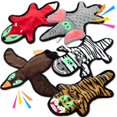 thumbnail image 1 of Juego de 5 juguetes para perros LECHONG Glow Eyes sin relleno, 1 of 7