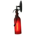 thumbnail image 2 of Meyda Tiffany 65460 Tuscan Vineyard Etched Grapes 14" Tall Wall Sconce - Black, 2 of 4