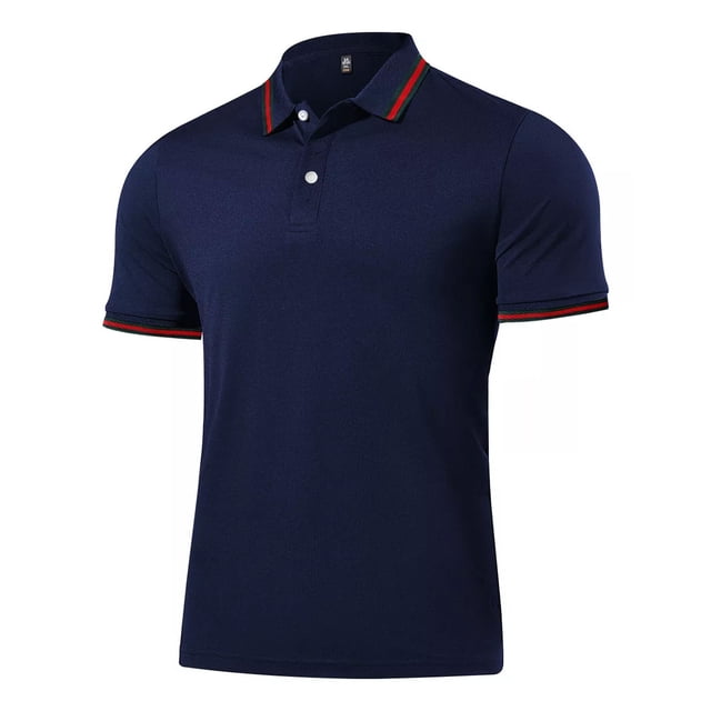 Playeras Tipo Polo Para Hombre Manga Corta Slim Moda Casual