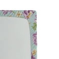 thumbnail image 3 of Ambesonne Spring Fitted Sheet, Watercolor Repeating Flora, California King, Pale Eggplant Green, 3 of 5