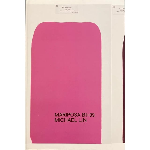 Mariposa B1-09 Michael Lin. Libro de Artista