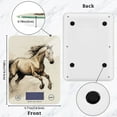 thumbnail image 2 of Horse Food Scale Digital Kitchen Scale Waterproof Tempered Glass Tare Function 11 lb for Baking Cooking Meal Prep, 2 of 7