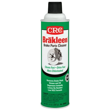 CRC Brakleen Non-Chlorinated Brake Parts Cleaners, 14 oz Aerosol Can, Less 45%