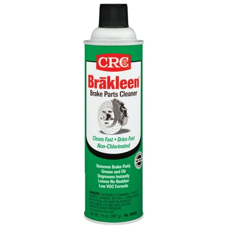 Crg Brake - CRC Brakleen Non-Chlorinated Brake Parts Cleaners, 14 oz Aerosol Can, Less 45% VOC