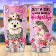 thumbnail image 2 of Hedgehog Stainless Steel Tumblers Coffee Tumbler Gifts For Hedgehog Lovers Women Men On Christmas Day Mug 20 oz Travel Cup Travel Insulated Mugs Decor Kitchen Accessories, 2 of 6