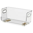 thumbnail image 1 of Plastic Desktop Storage Baskets Portable & Lightweight Box for Kitchen Bathroom Study Dorms, 1 of 2