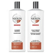 Nioxin System 4 Cleanser   Scalp Therapy 33.8oz/1 LITER DUO