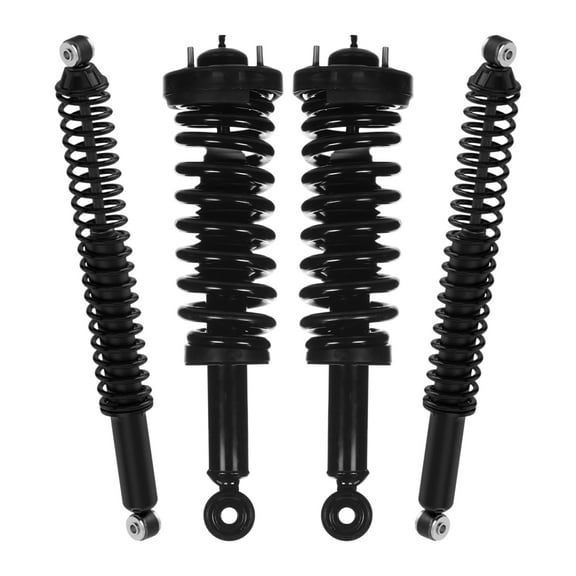 AutoShack Front Complete Strut & Coil Spring   Shock Absorber Replacement for 2009-2013 Ford F-150 4-PC Kit