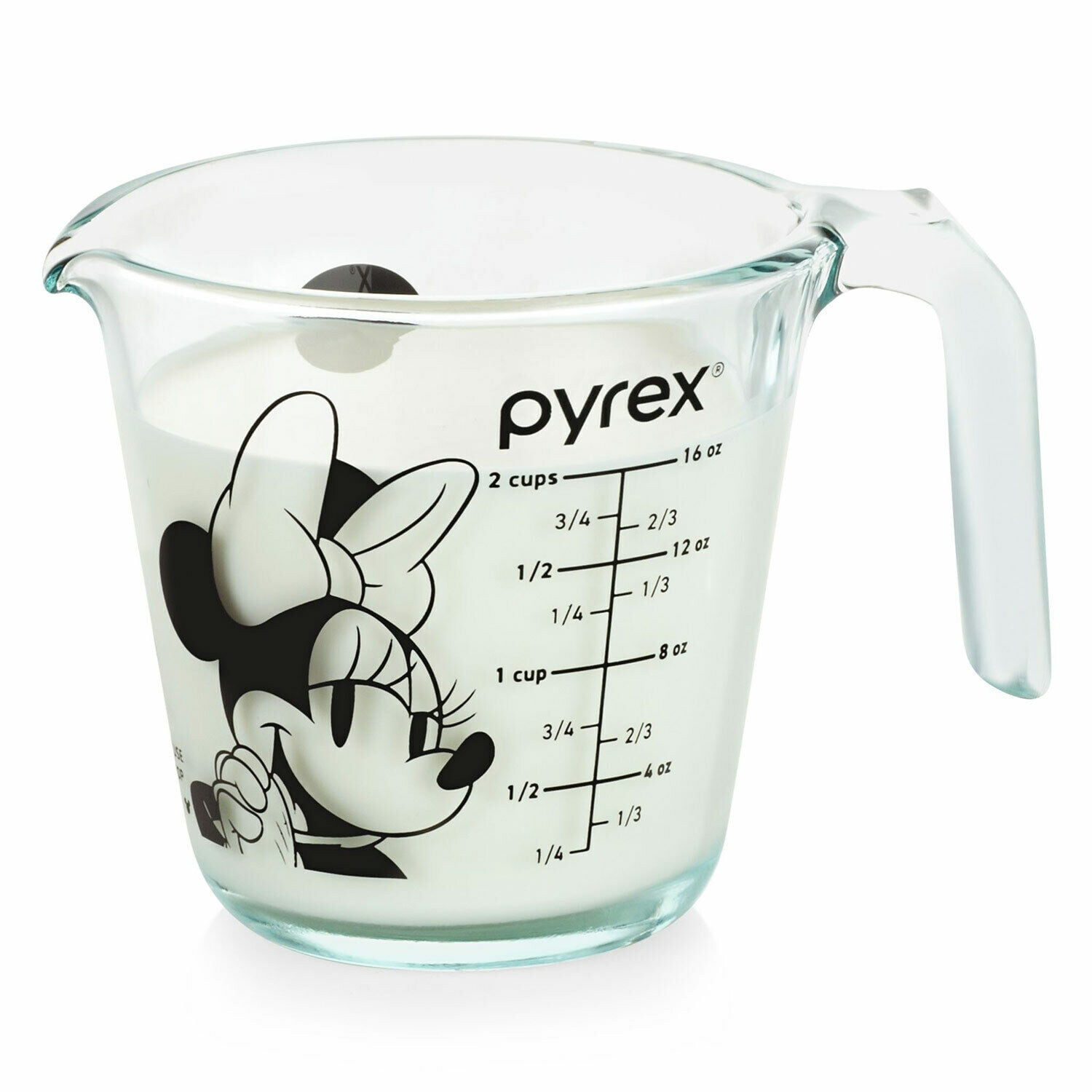 RARE I Love My Pyrex Collection Purple Hearts 2-Cup Glass Measuring Cup