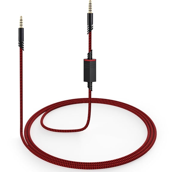6FT 3.5mm(1/8") Audio Cable with Mic Mute, Replacement for Astro A40 TR A10 Headsets, for PS5 PS4 Xbox PC