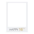 thumbnail image 1 of MasteelfCA Happy 16th DIY Paper Picture Frame Cutouts Photo Booth Props for Birthday Party, 1 of 7