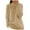Khaki, variant on Wancir Women's Turtleneck Pullover Sweater Merino Wool Knitted Jumpers Thickened Casual Loose Sweater