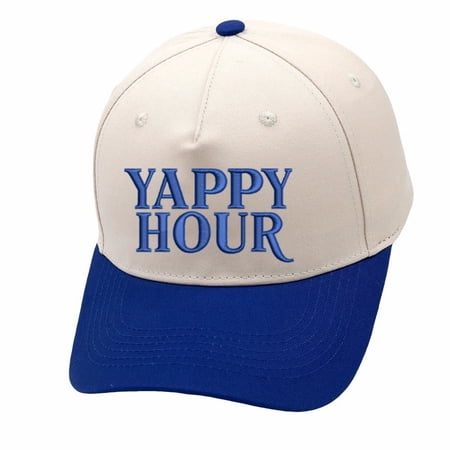 YAPPY HOUR Embroidered Patchwork Trucker Cap | Adjustable Unisex Snapback Dog Life Essential