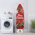 thumbnail image 3 of Renewold Merry Christmas Red Ironing Board Cover with Stretchable Edge Universal Fit Soft Polyester Spandex Fabric Iron Board Cover for Christmas Decor, 55" x 16", 3 of 5