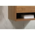 thumbnail image 5 of Elegant Decor Roman 30" Aluminum MDF Single Bathroom Vanity in Walnut Brown, 5 of 8
