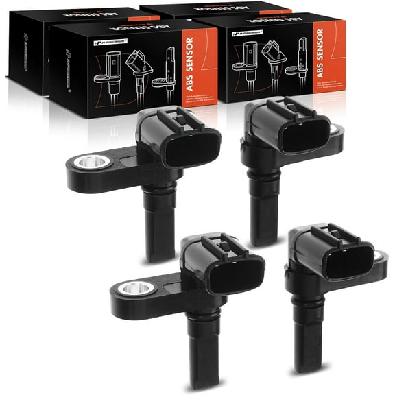A-Premium Front and Rear ABS Wheel Speed Sensor Compatible with Toyota and Lexus Models - Tacoma 2005-2022, 4Runner 2003-2022, FJ Cruiser, Land Cruiser, GX460, GX470, LX570, LX600-4-PC Set