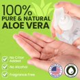 thumbnail image 2 of Gel de aloe vera Honeyskin orgánico para rostro con orquídea y tallo de manzana, 2 of 6