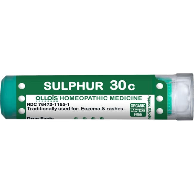 Ollois Homeopathic Sulphur 30c 80 Pellets